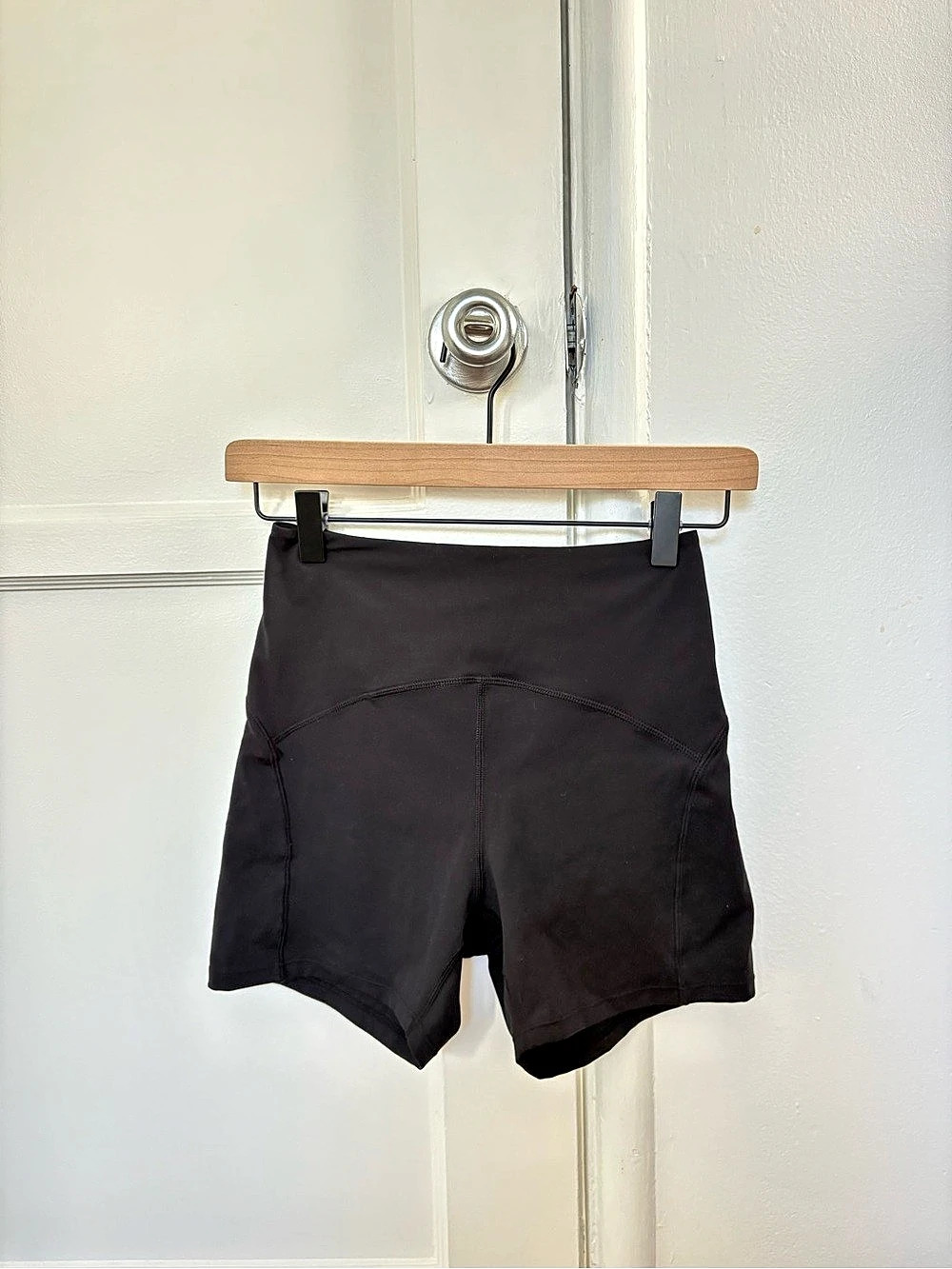 L*SPACE Black Biker Shorts